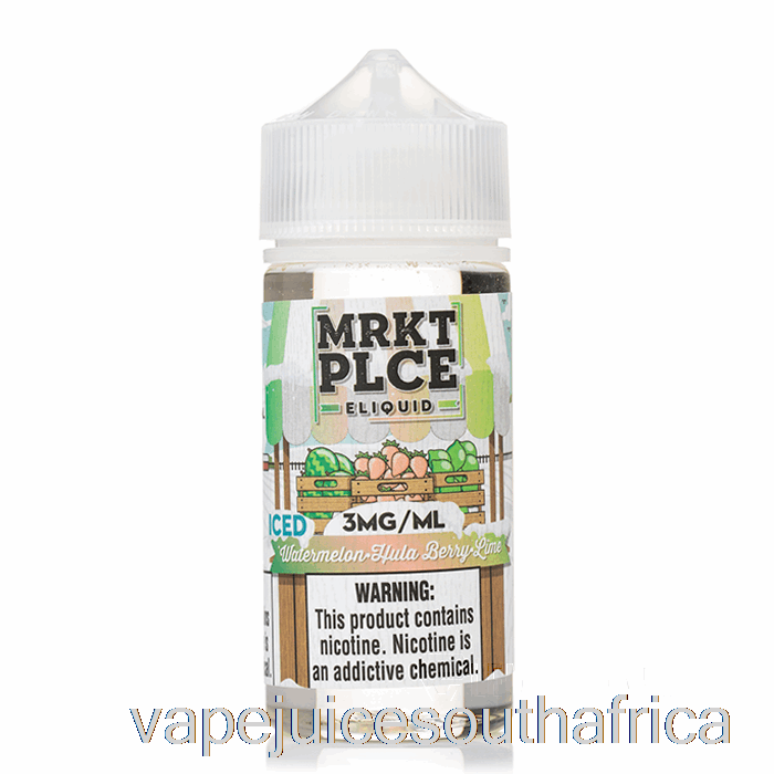 Vape Pods Ice Watermelon Hulaberry Lime - Mrkt Plce - 100Ml 0Mg